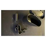 Automotive Center Console Trash Bin with Push Lid and Trash Bags - Retail: $15