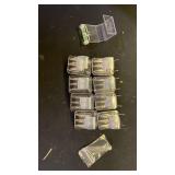 Pinmount No-Drill Curtain Rod Holders 8pk - Retail: $15