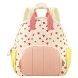 GAGAKU Toddler Backpack for Girls - Kids Mini Bag 2-6 years old Cartoon Breathable Comfortable Preschool Daypack for School Travel - Pink Strawberry - Retail: $19
