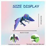 MAVLENT 3D Printed Parrot Animals Toys - Flexible Fidget Toys for Adults, Home Office Decor, Stocking Stuffers Bulk, Birthday Party Halloween (Random) - Retail: $16