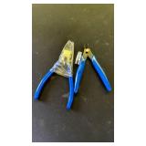 OTLOOMTBT 6-In and 5-In 2 PCS Ultra Sharp Compact Wire Cutters with Long Flat Nose Pliers Ideal for Cutting Crafts, Flowers, Plastics, Appliances and Any Clean Cutting Needs Powerful Wire Cutter - Ret
