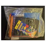 Gilprop 2 Sets School Supply Kit 97 Pcs Per Set Back to School Essentials Bundle Pencils Scissors Glue Highlighter Marker Pen Notebook Eraser Sharpener Calculator Stapler for Middle High Students - Re