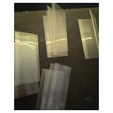 7 PCS Clear Table Card Holders 8.6\ x 4\in Acrylic Name Plates for Desks Table Tents Name Tents Table Name Cards Clear Office Desk Accessories Business Conference Meeting Room School Display Stand - R