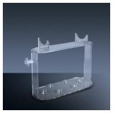 Storage Holder Compatible for Dyson Styler Accessories Acrylic 6 Holes Countertop Organizer Stand Desktop Organizer - Retail: $30