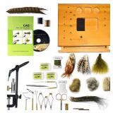 Creative Angler Wooden Station - Vise, Fly Tying Materials and Jig Tying Kit - Fly Tie Kit - Retail: $180