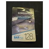 SAMSUNG BAR Plus 3.1 USB Flash Drive, 128GB, 400MBs, Rugged Metal Casing, Storage Expansion for Photos, Videos, Music, Files, MUF-128BE3AM, Champagne Silver - Retail: $18