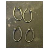 ICARERSPACE 2 Pairs AirPods Ear Hooks for AirPods Pro 2, AirPods Pro, AirPods 4, 3, 2 and 1, Upgraded Anti Slip Sports Clip Hooks for AirPods 1, 2, 3, 4,Pro, Pro 2  BLACK - Retail: $17
