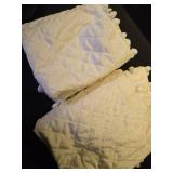 LIFEREVO Set of 2 Diamond Quilted Velvet Bed Pillowcases 20\x36\in, Pom Poms Fringe Decorative Throw Pillow Shams, Soft Bed Pillow Cases Zipper Closure for Teenfts Girls Bedroom (Beige, King) - Retail