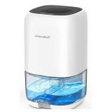 Dehumidifier,TABYIK 35 OZ Small Dehumidifiers for Room for Home, Quiet with Auto Shut Off, Dehumidifiers for Bedroom (280 sq. ft), Bathroom, RV, Closet - Retail: $44