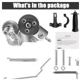 CZS Sheet Metal Cutter Drill Attachment, Electric Drill Shears Attachment Cutter Nibbler, Metal Nibbler Drill Attachment for Cutting Iron, White Sheet, Steel, Copper, Aluminum - Retail: $20