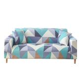 HOOBUY Printed Sofa Cover Stretch Couch Covers Sofa Slipcovers for 3 Cushion Couch with Two Free Pillow Case 07#(3 SeaterLarge 2 Seater) - Retail: $41
