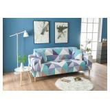 HOOBUY Printed Sofa Cover Stretch Couch Covers Sofa Slipcovers for 3 Cushion Couch with Two Free Pillow Case 07#(3 SeaterLarge 2 Seater) - Retail: $41