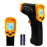 Digital Infrared Thermometer Gun for Cooking,BBQ,Pizza Oven,Ir Thermometer with Backlight,-58?~932?(-50?~500?) Handheld Non Contact Heat Laser Temperature Gun (Not for Human) - Retail: $9