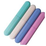 ZYYC 4 Pack Travel Toothbrush Case, Holder Toothbrush Travel Containers for Trip Home Camping Dust-Proof and Sanitary ?Travel Toothbrush Holder - Retail: $4