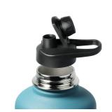 Water Bottle Lid, Topre Spout Lid BPA-free Leak proof Wide Mouth Easy Clean Replacement Cap for 64oz Insulated Water Bottle Accessories - Retail: $14