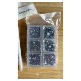 Bymitel Gemstones Crystals Rhinestones Set - Purple and Blue -