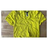 Wild Fable Womens Scooped Top - Chartreuse - M -