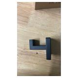 UOPYERI Matte Black Modern Towel Hook - 4 Pack Set - Retail: $25