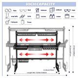ADBIU Over The Sink Dish Drying Rack (Expandable Height and Length) Snap-On Design 2 Tier Large Dish Rack 31-39.4L x 12W x 34-38H inches - Retail: $58