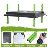 Shaledig Chick Brooder Heater Plate, 12x16in Warmer Brooder Plate for Chicks with Adjustable Height and Temperature Display, 30W Temperature Control Brooder Heating Plate for 40 Baby Chicks Duck - Ret