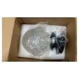 DSMJFU Black Semi Flush Mount Ceiling Light, Small Hallway Light Fixture, Vintage Close to Ceiling Light Fixture for Bathroom, Entryway, Foyer, Closet - Retail: $30