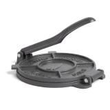 Alpha Living Tortilla Press  8 Inch Cast Iron Quesadilla Maker  Heavy Duty Empanada Maker Press  Cast Iron Tortilla Maker for Kitchen, Home Use - Retail: $18