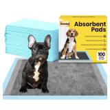 Dog Pee Pads: Super Absorbent and Leak-Proof Puppy Pads - Charcoal Thicken Disposable Dog Training Pads Potty Pads for Dogs - Pee Pads for Doggie Cats Rabbits Quick Dry 13ftftx18ftft Pack of 100 - Ret