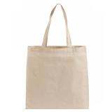 TBF Set of 25 (twenty five) Natural Cotton Canvas Tote Bags! Blank Art Craft Supply Book Print Bulk Lot Blank goods - Retail: $40