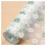 Cooyes Shelf Liner  Premium Non-Adhesive Cabinet and Drawer Liner for Kitchen  Waterproof Shelf Paper with Modern Pattern  Durable EVA Cabinet Mat  Easy to Cut - Retail: $7