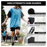 TAGVO Soccer Shin Guards for Kids Youth - Protective Soccer Equipment for Boys Girls - Adults Men Women Soccer Shin Guards - Soccer Shin Pads for Kids 3-16 Years Old Girls Boys, High Impact Resistant 