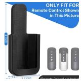 Saillong 1 Pack Ceiling Fan Remote Control Holder with Screws Wall Mount Fan Remote Bracket (Black) - Retail: $8