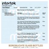 Matyz Glass Breastmilk Storage Bottles, 6 Pack, 6 oz, Compatible With Spectra Medela Breast Pump - Freezer Safe Storage Bottles Set - Wide Mouth Breastmilk Storage Containers - BPA Free (Blue Lids) - 