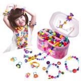BIRANCO. Pop Beads, Jewelry Making Kit - Arts and Crafts for Girls 3-7 Years Old, Snap Beads Toys - Necklace, Bracelet, Ring Creative DIY Set - 520 pcs - Retail: $42