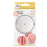 EK Tools Large Circle Crafting Punch, 2.25 inch, Silver, with Safety Lock, create perfect Circles for Handmade Cards, Scrapbooking, Gift Tags, Invitations, Decorations, and More - Retail: $17