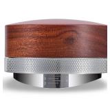 KNODOS 54mm Espresso Distribution Tool Stainless Steel Adjustable Rosewood Coffee Distributor Compatible with Breville Espresso Machine Accessories - Retail: $40
