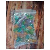 Barydat 40 Pcs Miniature Frog Figurines Luminous Mini Resin Frog Figures Model Garden Decor DIY Terrarium Craft Ornament Accessories for Moss Landscape Decoration (0.98 x 0.98 Inch) - Retail: $13