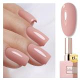 Double Rhythm 15ML Gel Nail Polish Pure Sheer Same Color Same Bottle Soak Off Gel Polish Art Manicure Salon DIY at Home for Women (Pink-A1116) - Retail: $7
