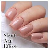 Double Rhythm 15ML Gel Nail Polish Pure Sheer Same Color Same Bottle Soak Off Gel Polish Art Manicure Salon DIY at Home for Women (Pink-A1116) - Retail: $7