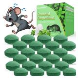 24PCS Mouse Repellent, Natural Ingredients, Safe for Kids and Pets, Peppermint Oil to Repel Mice and Rats, Ideal for Indoor Use, Rat Repellent Balls Deterrent Indoor Pest Insect Control