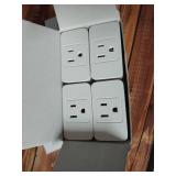 meross Smart Plug Mini, 15A and Reliable Wi-Fi, Support Apple HomeKit, Siri, Alexa, Echo, Google Assistant and Nest Hub, App Control, Timer, No Hub Needed, 2.4G WiFi Only, 4 Pack - Retail: $31