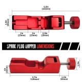 Maxanda Spark Plug Gap Gauge Tool Set for 16mm 14mm 12mm 10mm Spark Plug Gap Adjustment with 32 Blade Steel Spark Plug Feeler Gap Tool - Retail: $16