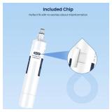 GLACIER FRESH Replacement for RPWFE, RPWF (Built-in CHIP) Refrigerator Water Filter, Compatible with GFE28GYNFS, GFE28GELDS, PFE28KELDS, PFE28KYNFS, GFD28GELDS, PWE23KELDS, PWE23KMKES, 1 Pack - Retail