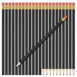Outus 24 Pieces Round Pencils HB Graphite Pencils Wood Pencils with Eraser Cute Pencil Pack for School Drawing Sketching Wedding Office Supplies(Black) - Retail: $9