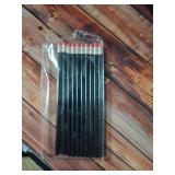 Outus 24 Pieces Round Pencils HB Graphite Pencils Wood Pencils with Eraser Cute Pencil Pack for School Drawing Sketching Wedding Office Supplies(Black) - Retail: $9