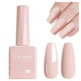 CANNI Pink Gel Nail Polish  Light Nude Oyster Pink, High Gloss Soak-Off UVLED Gel for French Manicure, DIY Home and Salon Use, 0.32 fl oz - Retail: $6