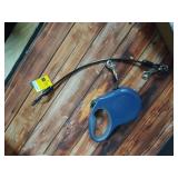 Fida Retractable Dog Leash, 16ft Heavy Duty Pet Walking Leash for SmallMedium Dog or Cat up to 44 lbs, Tangle Free. One-Hand Brake (Medium, Navy Blue) - Retail: $17