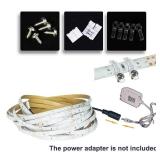 XINKAITE Waterproof Blue Led Strip Lights 16.4 Ft 300leds 60LEDsm White Flexible Tape Lighting Tape Lights for Boats, Bathroom,Mirror,Ceiling and Outdoor (No Included 12V Power PlugAdapter) - Retail: 