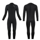OMGear Kids Wetsuit 3mm Neoprene Full Wet Suit Long Sleeve Dive Suit Thermal Swimwear Junior Boys Scuba Diving Surfing Snorkeling Gear(Black,12) - Retail: $44