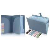 SKYDUE Expanding File Organizer with 8 Pockets and 5 Pocket Expanding File Folder