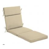 Cream Canvas Outdoor Cushion Cover Set 70x22 in two pack - Retail: $45